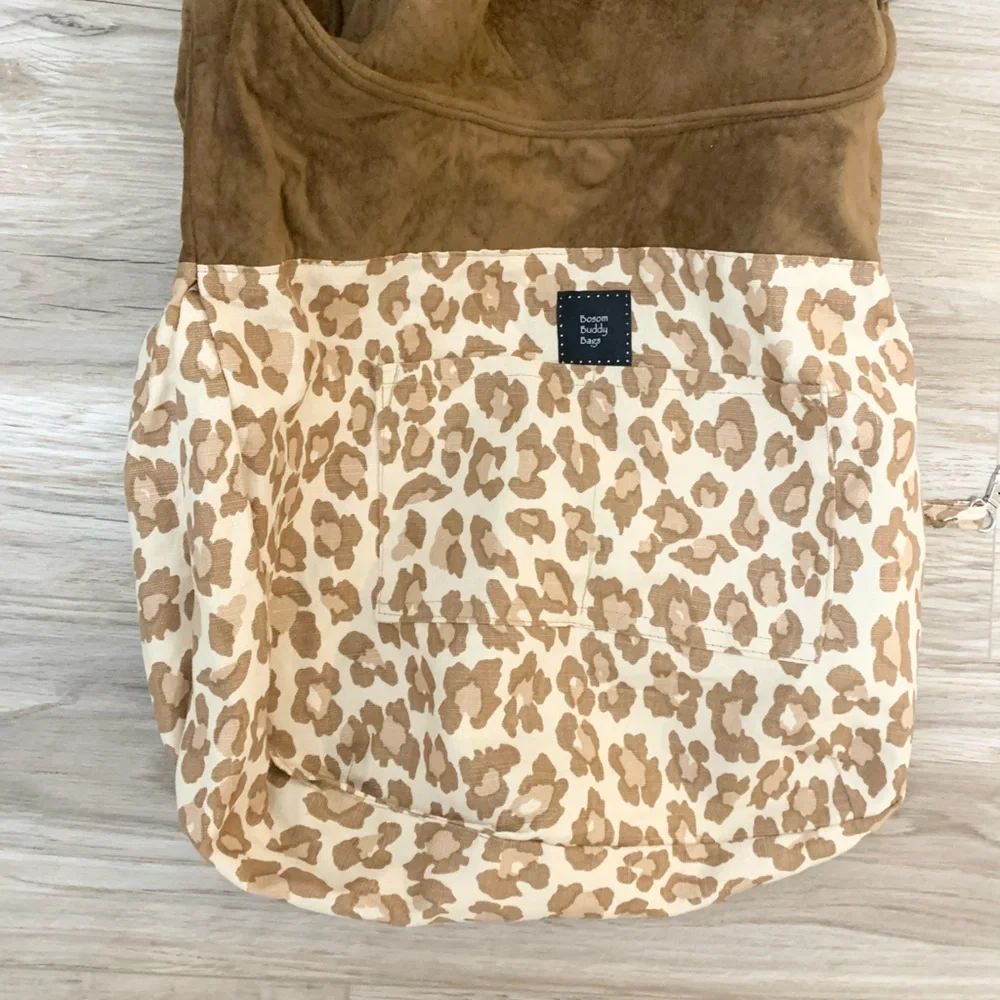Bosom Buddy Bags Big Hobo Tote Slouchy Bag Vegan Suede 14”x18”